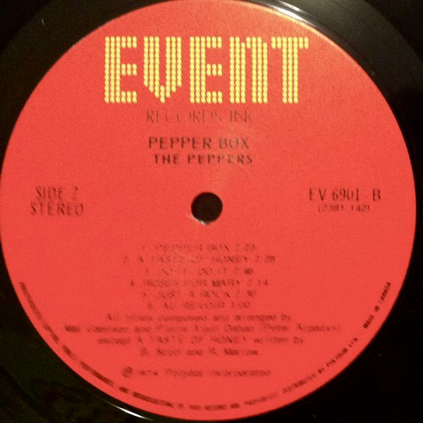 The Peppers - Pepper Box | Event Records Inc. (EV 6901) - 4