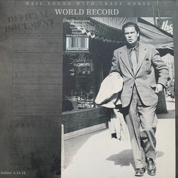 Neil Young With Crazy Horse - World Record | Reprise Records (093624869016) - main Neil Young With Crazy Horse - World Record | Reprise Records (093624869016) - main