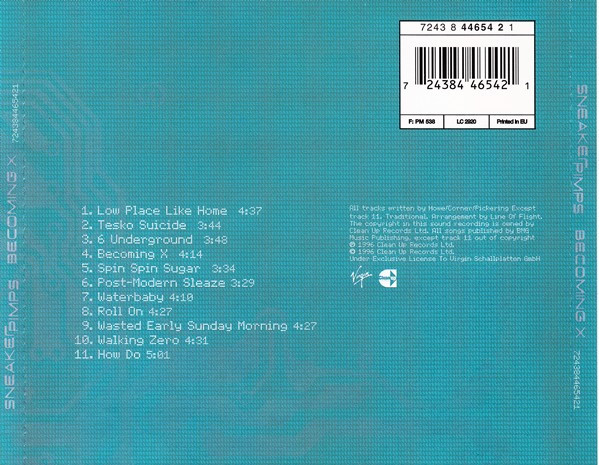 Sneaker Pimps - Becoming X | Virgin (724384465421) - 2