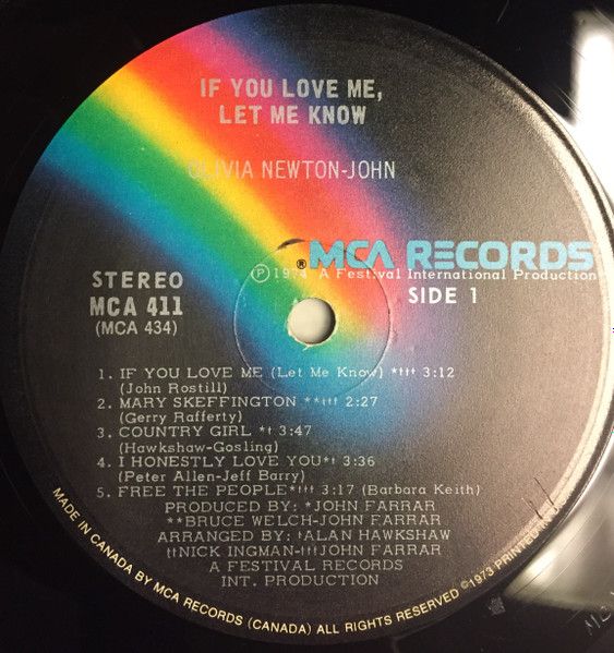 Olivia Newton-John - If You Love Me Let Me Know | MCA Records (MCA-411) - 3 Olivia Newton-John - If You Love Me Let Me Know | MCA Records (MCA-411) - 3