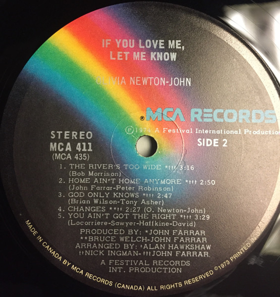 Olivia Newton-John - If You Love Me Let Me Know | MCA Records (MCA-411) - 4 Olivia Newton-John - If You Love Me Let Me Know | MCA Records (MCA-411) - 4