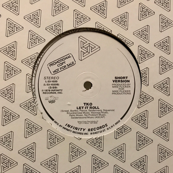 TKO - Let It Roll | Infinity Records (L-33-1020) - main TKO - Let It Roll | Infinity Records (L-33-1020) - main