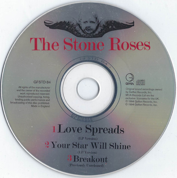The Stone Roses - Love Spreads | Geffen Records (GFSTD 84) - 3