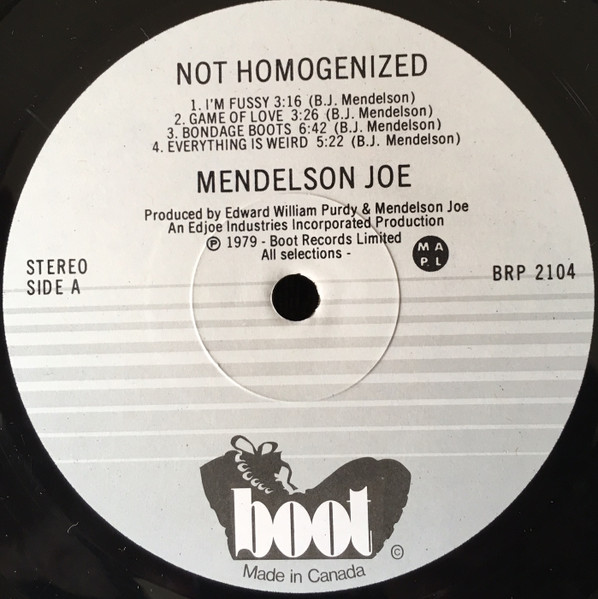 Mendelson Joe - Not Homogenized | Boot Records (BRP 2104) - 3 Mendelson Joe - Not Homogenized | Boot Records (BRP 2104) - 3