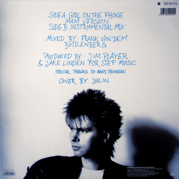 Jim Player - Girl On The Phone | Global Records And Tapes (602 105) - 2