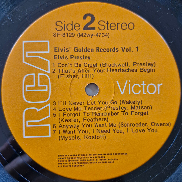 Elvis Presley - Elvis' Golden Records Volume 1 | RCA Victor (SF 8129) - 3 Elvis Presley - Elvis' Golden Records Volume 1 | RCA Victor (SF 8129) - 3
