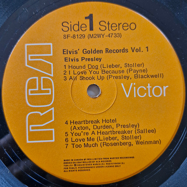 Elvis Presley - Elvis' Golden Records Volume 1 | RCA Victor (SF 8129) - 2 Elvis Presley - Elvis' Golden Records Volume 1 | RCA Victor (SF 8129) - 2