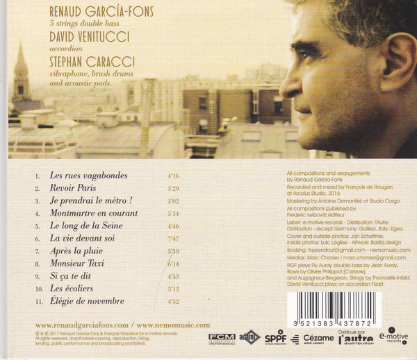Renaud Garcia-Fons - La Vie Devant Soi | E-motive records (EMO171) - 2