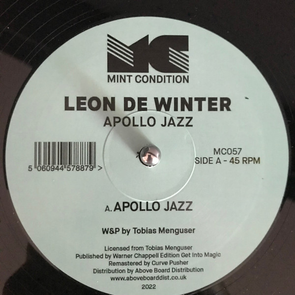 Leon De Winter - Apollo Jazz | Mint Condition (MC057)