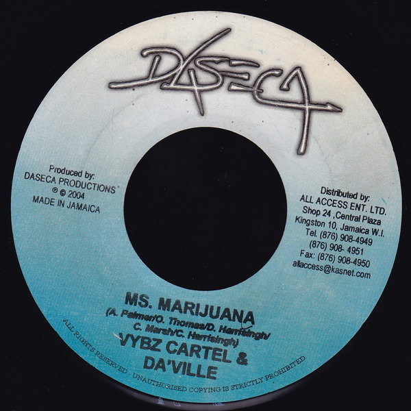 Vybz Kartel & Da'Ville / Jay - Ms. Marijuana / Up In The Club | Daseca (none)