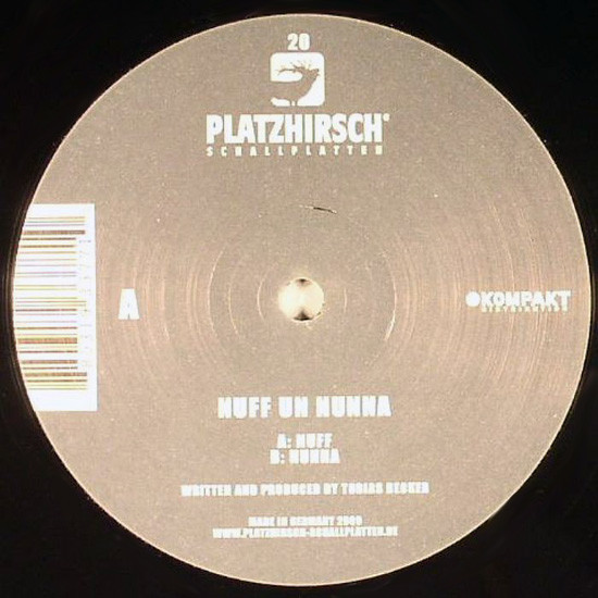 Tobias Becker - Nuff Un Nunna | Platzhirsch Schallplatten (PLATZHIRSCH 20)