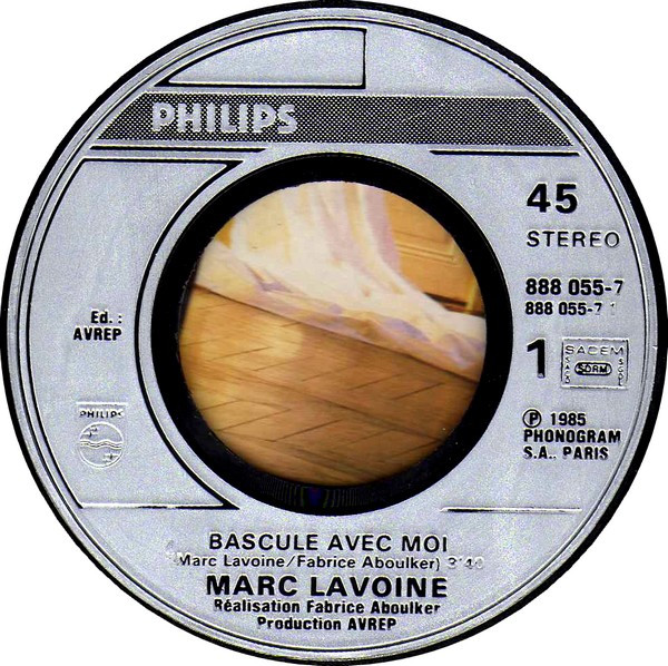 Marc Lavoine - Bascule Avec Moi | Philips (888 055-7) - 3