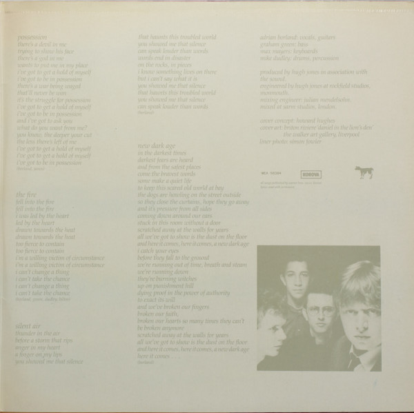 The Sound - From The Lions Mouth | Korova (WEA 58384) - 2