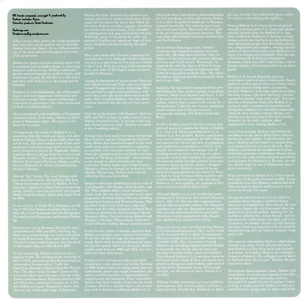 Rodion G. A. - Behind The Curtain (The Lost Album) | BBE (BBE290ALP) - 3 Rodion G. A. - Behind The Curtain (The Lost Album) | BBE (BBE290ALP) - 3