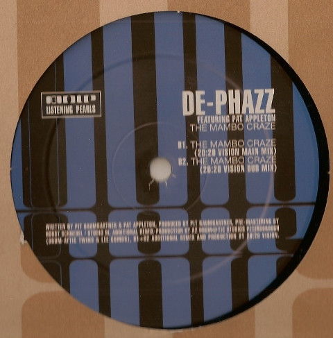 De-Phazz Featuring Pat Appleton - The Mambo Craze | Mole Listening Pearls (Mole UK 001-6) - 3 De-Phazz Featuring Pat Appleton - The Mambo Craze | Mole Listening Pearls (Mole UK 001-6) - 3