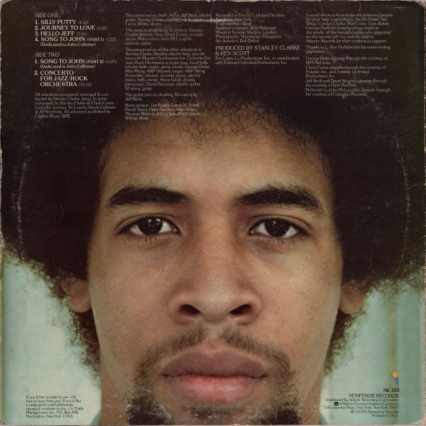 Stanley Clarke - Journey To Love | Nemperor Records (NE 433) - 2