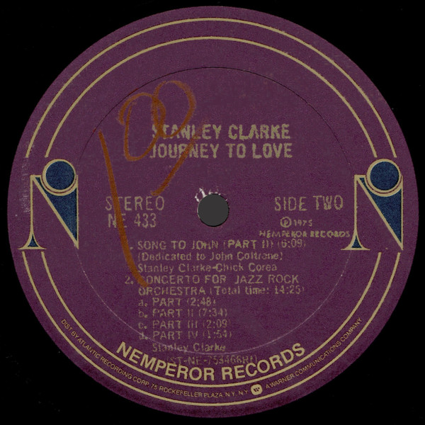 Stanley Clarke - Journey To Love | Nemperor Records (NE 433) - 4