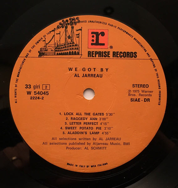 Al Jarreau - We Got By | Reprise Records (W 54045) - 4