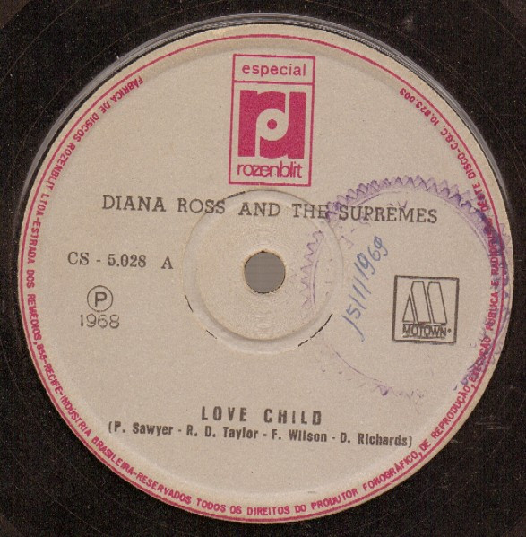 The Supremes - Love Child / Will This Be The Day | Rozenblit (CS-5.028)