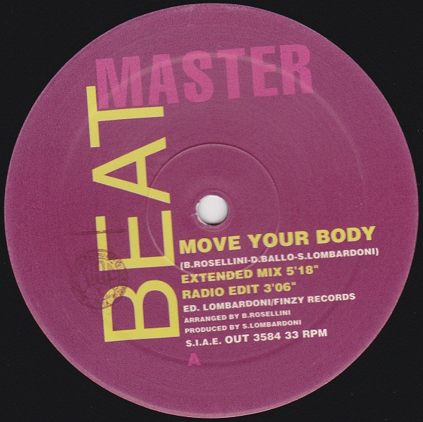 Beat Master - Move Your Body | Out (OUT 3584) - 3