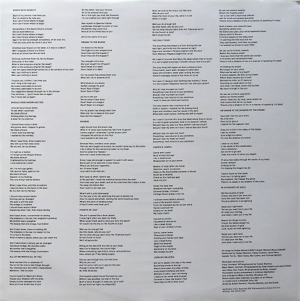 Sufjan Stevens - Carrie & Lowell | Asthmatic Kitty Records (AKR099LP - P23) - 4