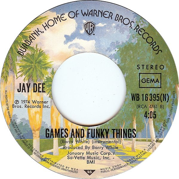 Jay Dee - Strange Funky Games And Things | Warner Bros. Records (WB 16 395) - 4