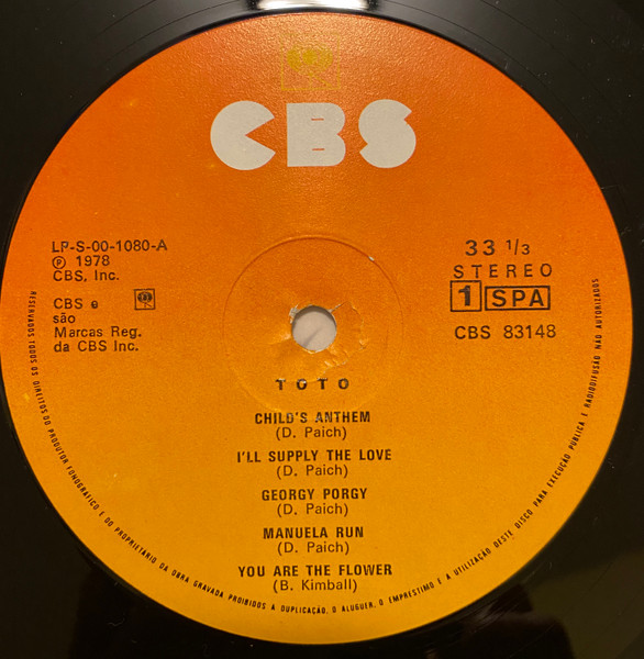 Toto - Toto | CBS (CBS 83148) - 3