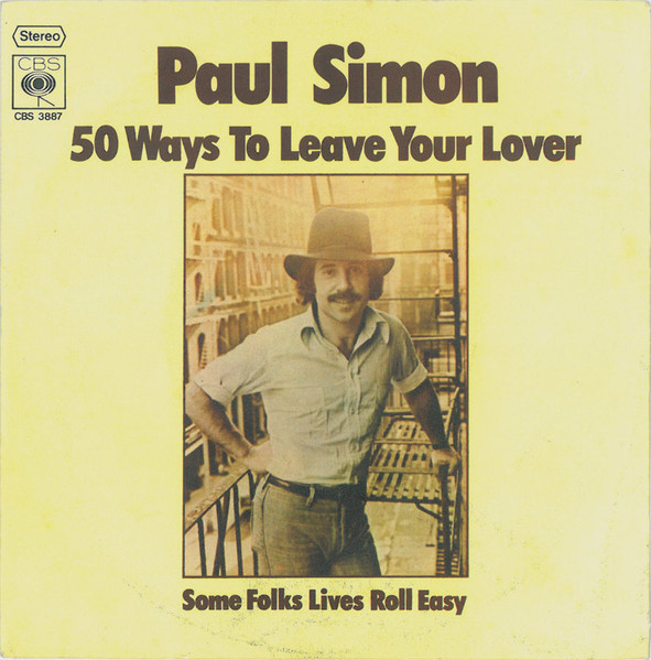 Paul Simon - 50 Ways To Leave Your Lover | CBS (CBS S 3887) - main