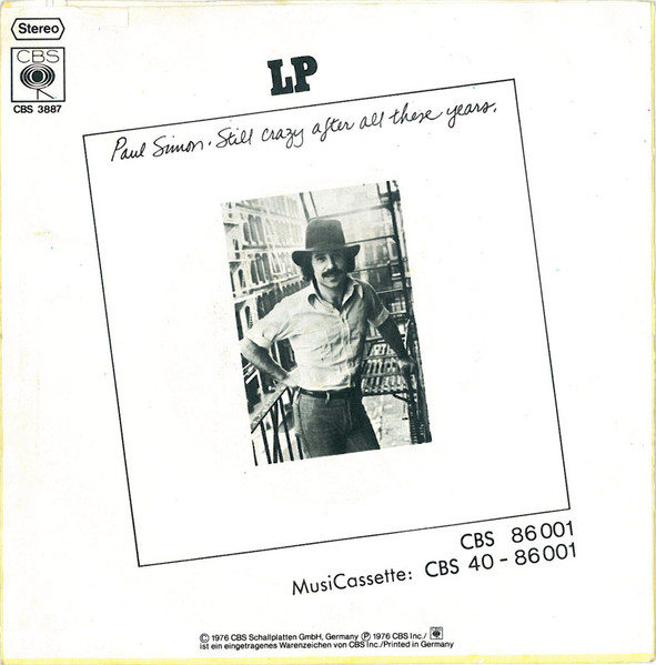 Paul Simon - 50 Ways To Leave Your Lover | CBS (CBS S 3887) - 2