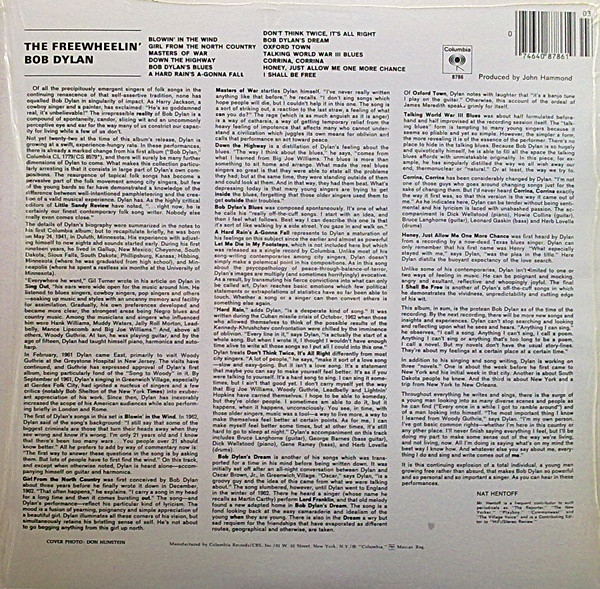 Bob Dylan - The Freewheelin' Bob Dylan | Columbia (8786) - 2