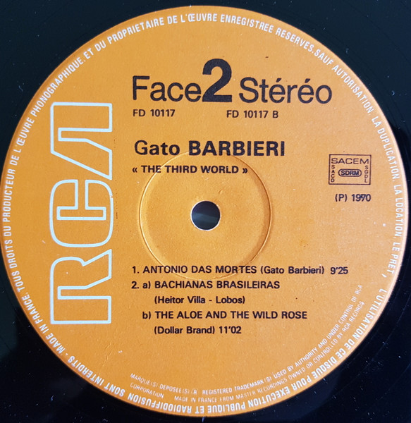 Gato Barbieri - The Third World | RCA (FD 10117) - 4 Gato Barbieri - The Third World | RCA (FD 10117) - 4