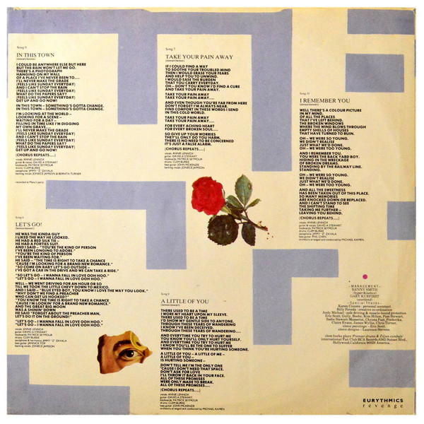 Eurythmics - Revenge | RCA (PL 71050) - 3