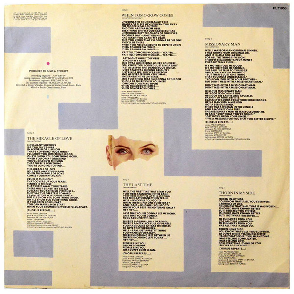 Eurythmics - Revenge | RCA (PL 71050) - 4