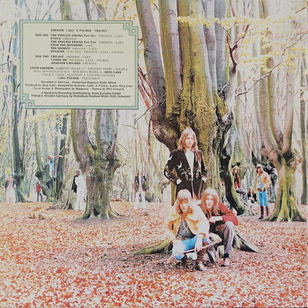Emerson, Lake & Palmer - Trilogy | Manticore (87 227 XOT) - 2