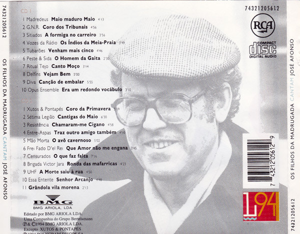 Various - Filhos Da Madrugada Cantam José Afonso | RCA (74321220561 2) - 2 Various - Filhos Da Madrugada Cantam José Afonso | RCA (74321220561 2) - 2