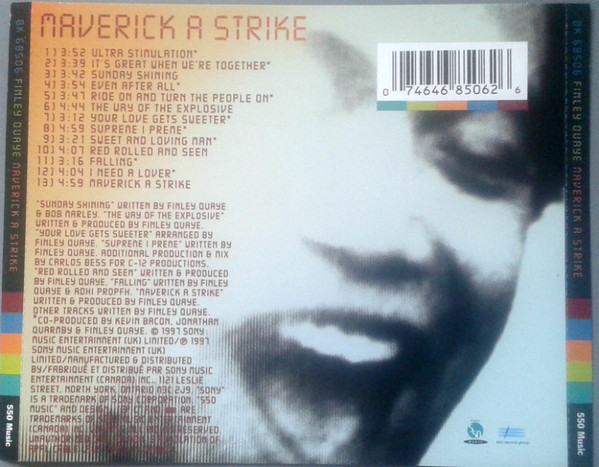 Finley Quaye - Maverick A Strike | 550 Music (BK 68506) - 2