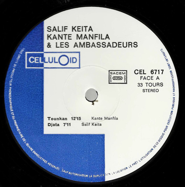 Salif Keita , Kante Manfila Et Les Ambassadeurs Internationaux - Tounkan | Celluloid (CEL 6717) - 3