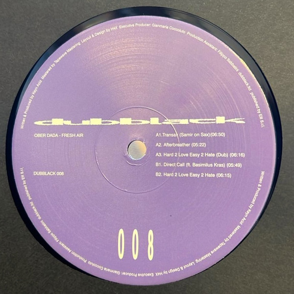 Ober Dada - Fresh Air | Dubblack (DUBBLACK 008) - 3