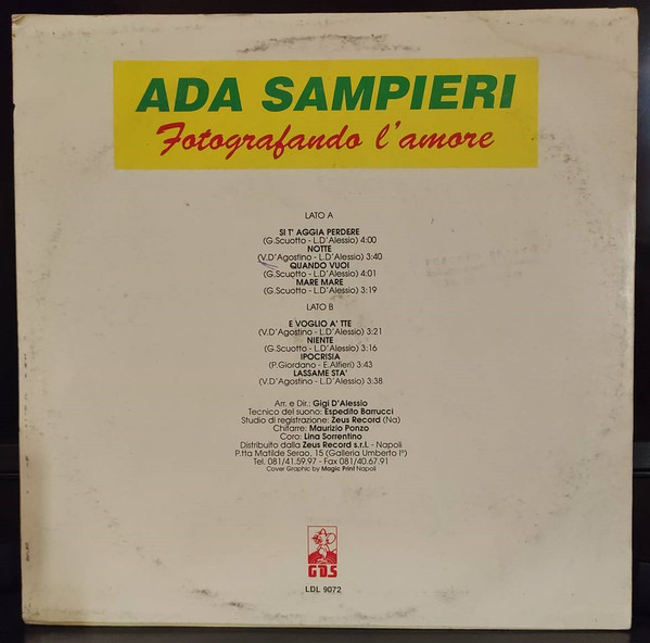 Ada Sampieri - Fotografando L'Amore | GDS (LDL 9072) - 2