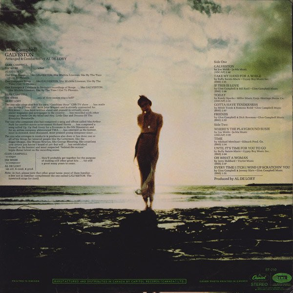 Glen Campbell - Galveston | Capitol Records (ST-210) - 2