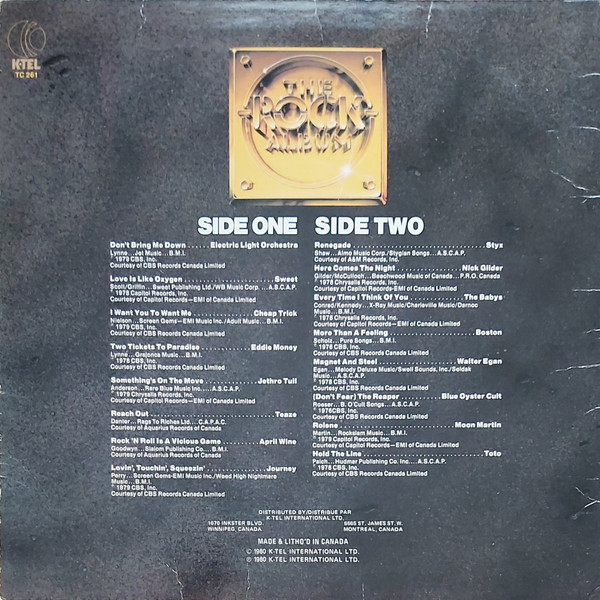 Various - The Rock Album | K-Tel (TC 261) - 2 Various - The Rock Album | K-Tel (TC 261) - 2