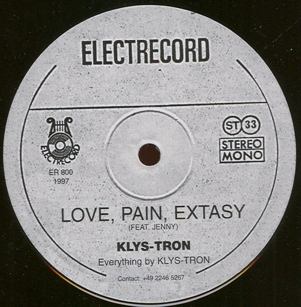 Klystron - Love, Pain, Extasy | Electrecord (ER  800)
