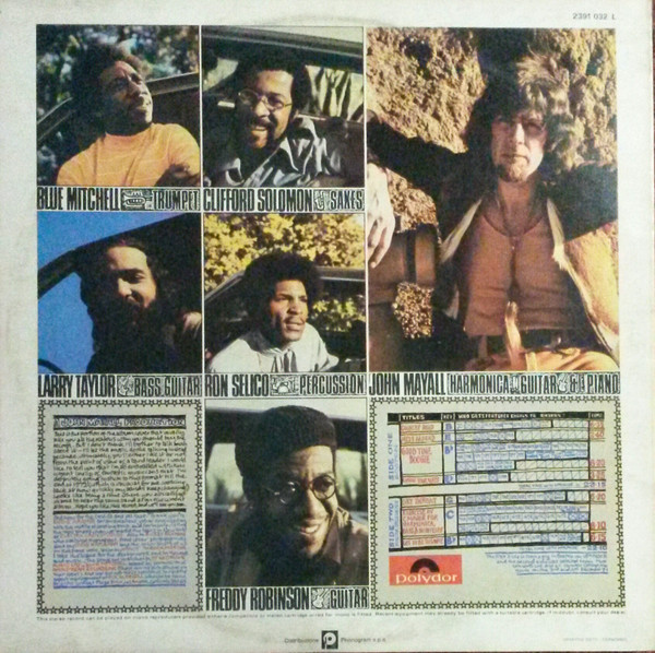John Mayall - Jazz Blues Fusion | Polydor (2391 032 L) - 2 John Mayall - Jazz Blues Fusion | Polydor (2391 032 L) - 2