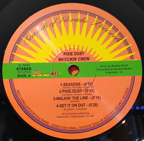 Wreckin' Crew - Pixie Dust | Phil Boogie Times (PBT-LP.005) - 3