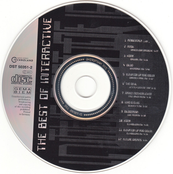 Interactive - The Best Of Interactive | Dance Street (DST 50351-2) - 3