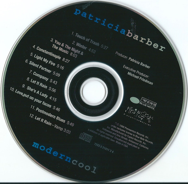 Patricia Barber - Modern Cool | Premonition Records (7243 5 21811 2 4) - 3