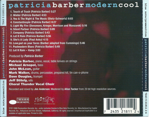 Patricia Barber - Modern Cool | Premonition Records (7243 5 21811 2 4) - 2