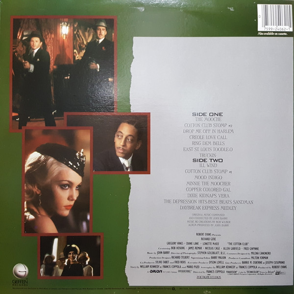 Various - The Cotton Club Original Motion Picture Sound Track | Geffen Records (XGHS 24062) - 2