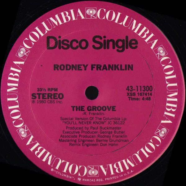 Rodney Franklin - The Groove | Columbia (43-11300) - main