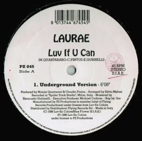 Laurae - Luv If U Can | PZ Productions (PZ 045)